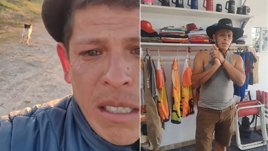 Víctor Díaz, peón rural que fue echado de una estancia en Buenos Aires.