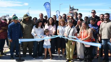 Inauguraron el nuevo parque en el Balcón del Valle de Neuquén: conocé a «Kuyen», el zorro gigante que lo protagoniza