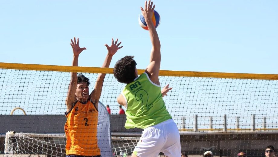 Se viene un fin de semana a puro beach vóley en Cipolletti. (Foto: Gobierno de Río Negro)