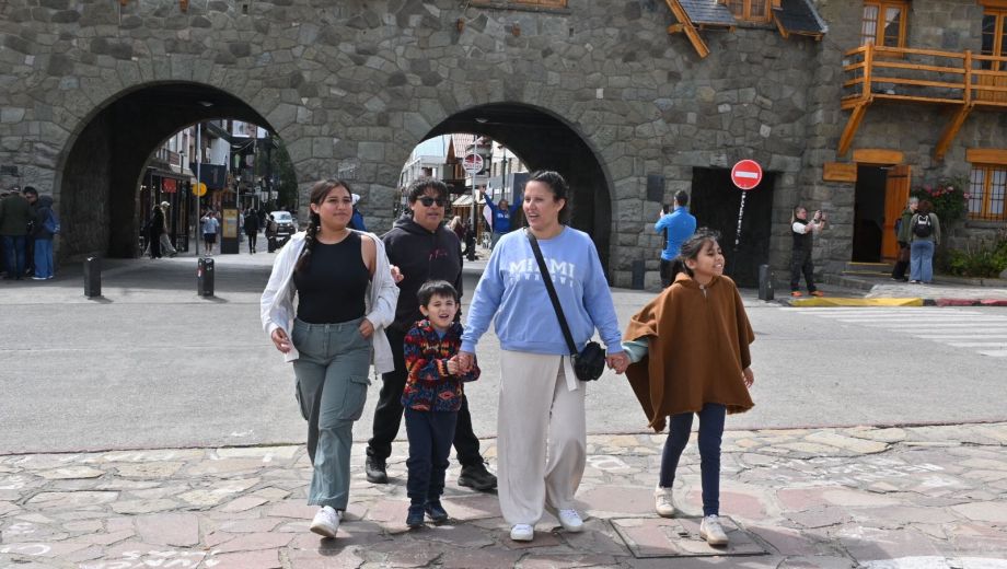 La familia Muñoz llegó de Curicó, en la región del Maule, en el centro de Chile. Foto: Alfredo Leiva