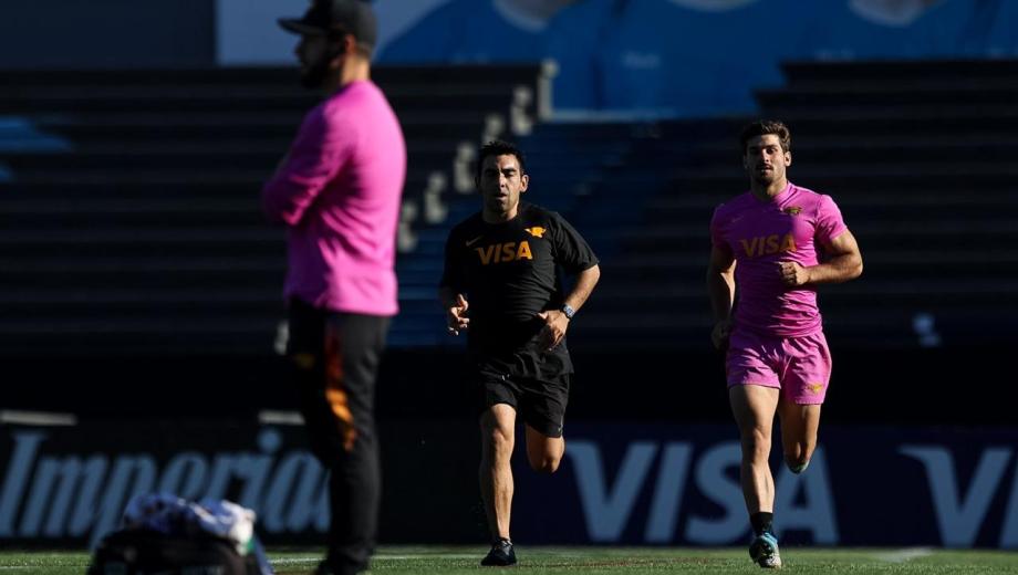 Lucas Zárate fue ratificado como uno de los kinesiólogos de Los Pumas en 2025. (Foto: Prensa UAR)