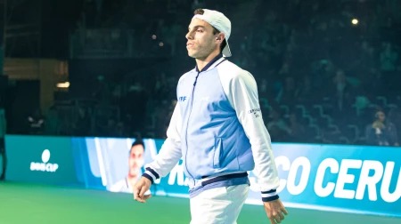 Francisco Cerúndolo se ausentó ante Corea del Sur y el equipo nacional quedó eliminado de la Copa Davis.