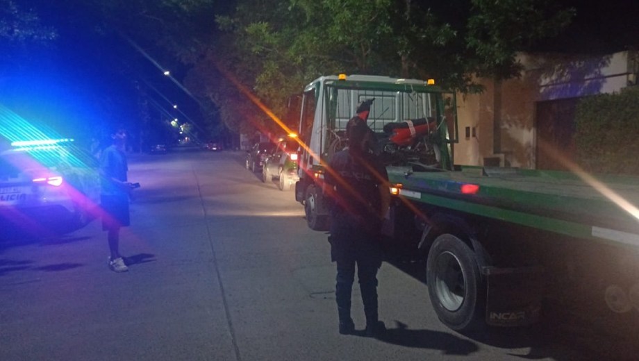 Dos motocicletas fueron secuestradas en Viedma. Foto: gentileza.