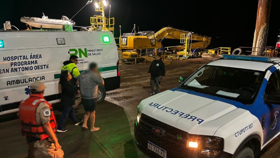 Naufragio en el golfo San Matías. 
