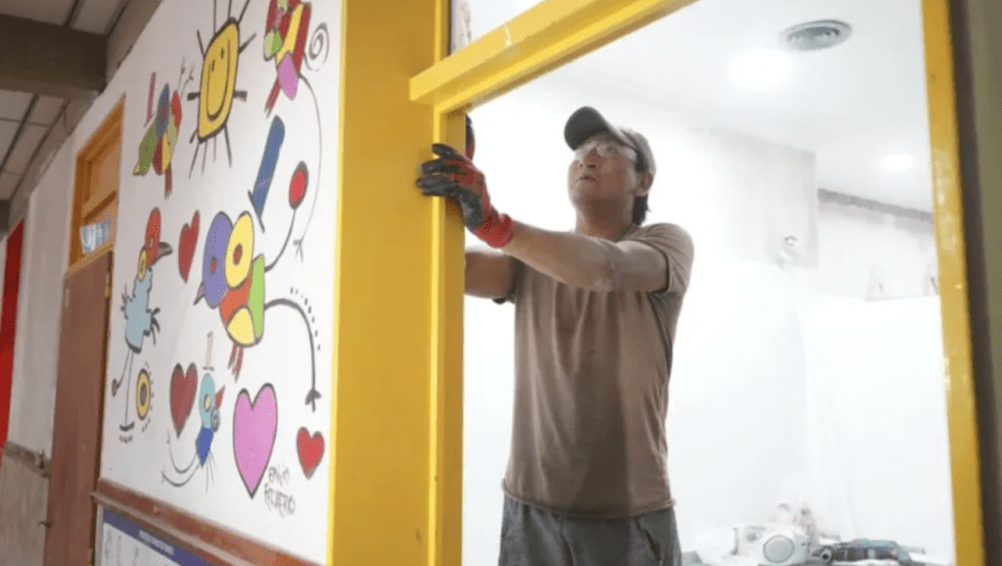 Las obras se llevan adelante en varios edificios escolares. (Foto: gentileza)