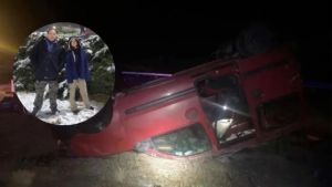 Conmoción en el Alto Valle: despiden en Roca al padre y a su hija, víctimas fatales del vuelco de la Ruta 2