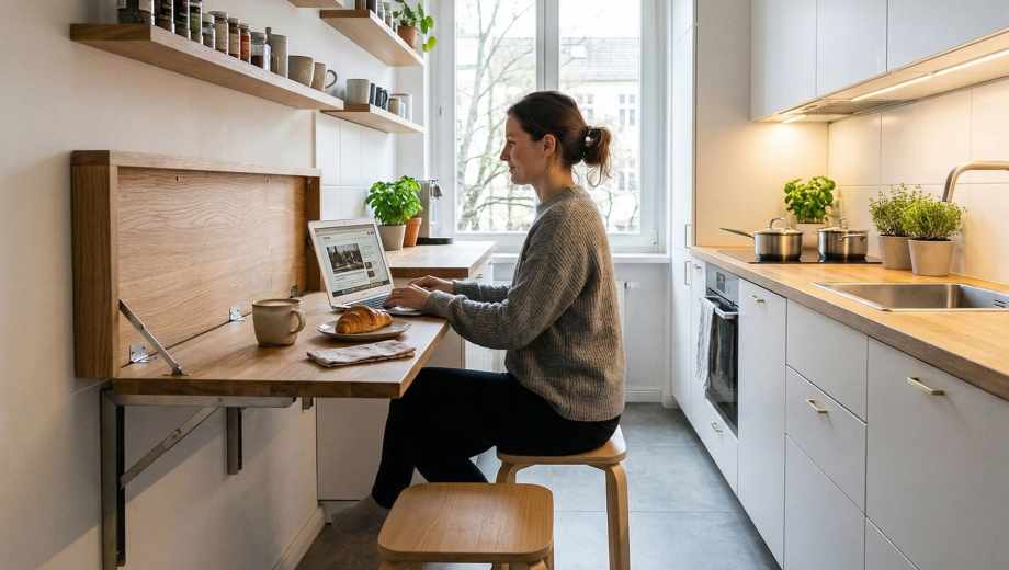 Micro-cocinas con estilo: estrategias para integrar una barra sin sacrificar metros cuadrados.-