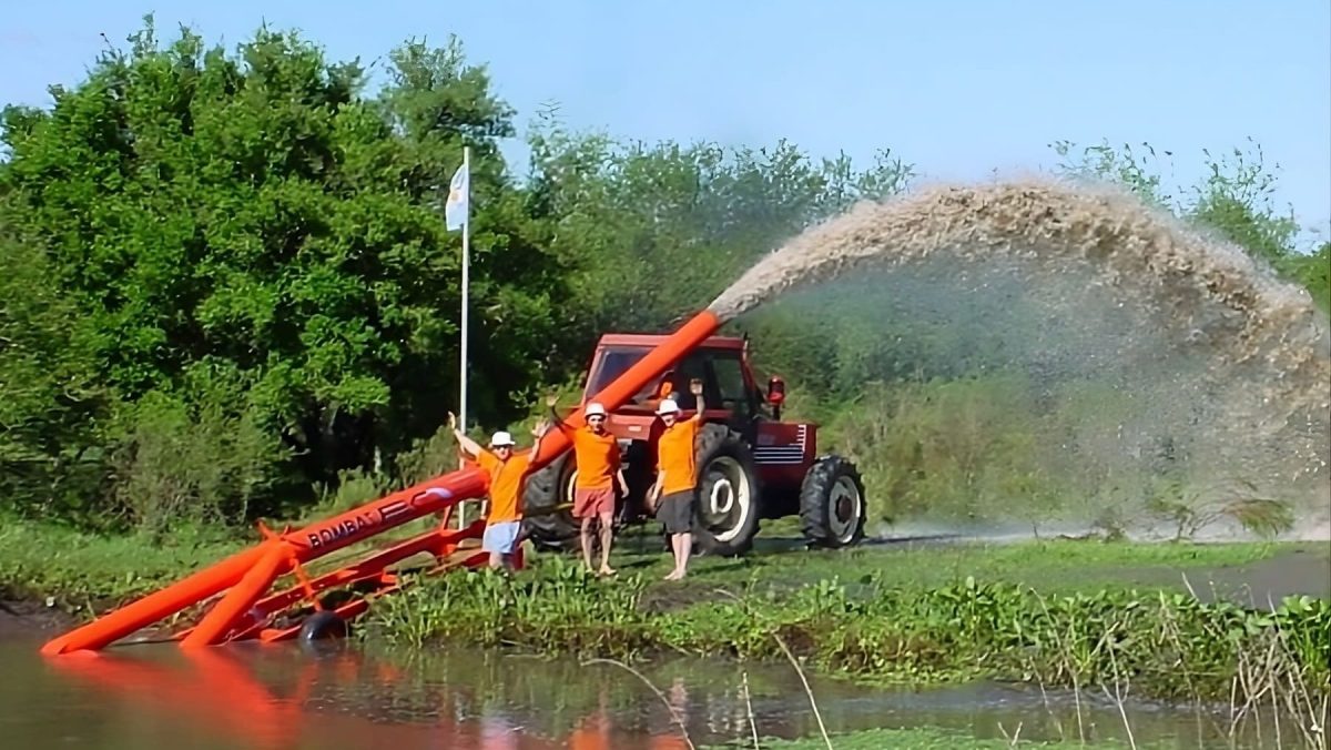 Bomba Pivas en acción, un producto que destaca por su versatilidad, nobleza y sencillez y efectividad. Foto: gentileza.