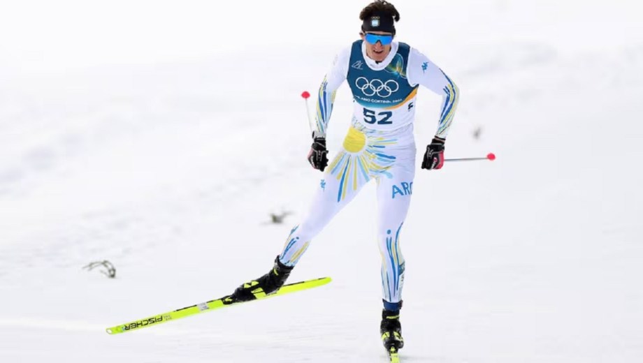 Franco Dal Farra fue el mejor sudamericano en la prueba de esquiatlón. 