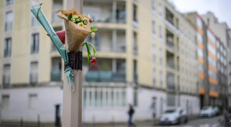 Conmoción en Francia por el aseinato de Quentin Deranque. Foto: Gentileza AP / Olivier Chassignole.