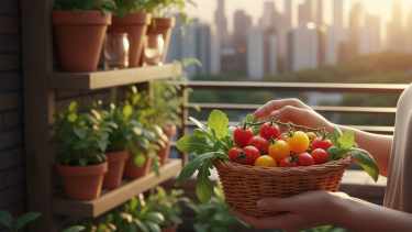 Huertas urbanas: cómo aprovechar tu balcón para cosechar tomates y hierbas frescas