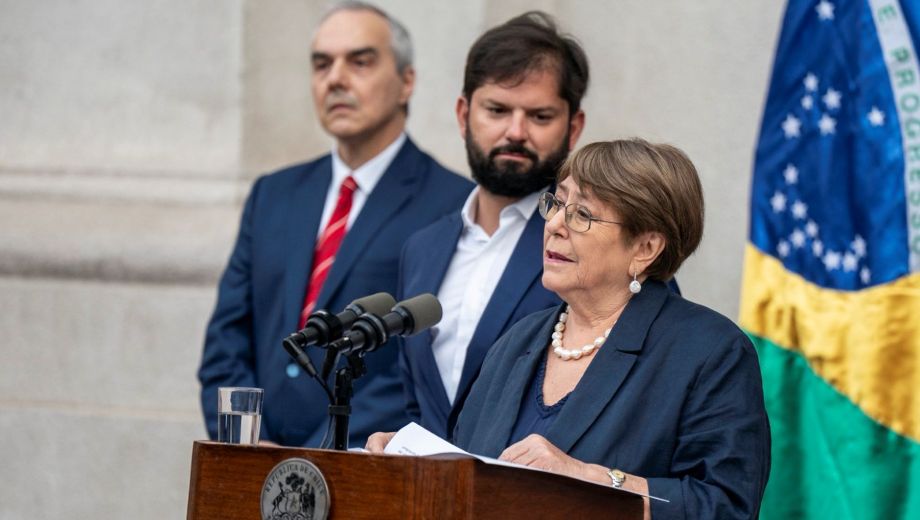 Michelle Bachelet fue presidenta de Chile durante ocho años. Foto: Gentileza X @GabrielBoric