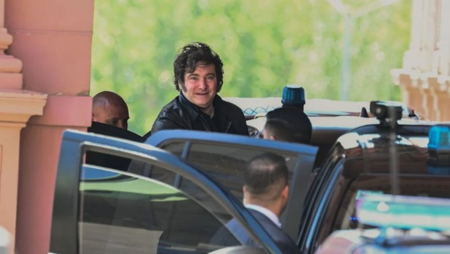 Javier Milei con agenda en Casa Rosada. Foto: Gentileza NA. 