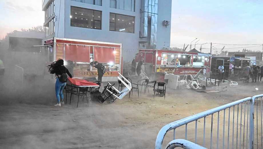 Viento en el Alto Valle. Foto: Juan Thomes