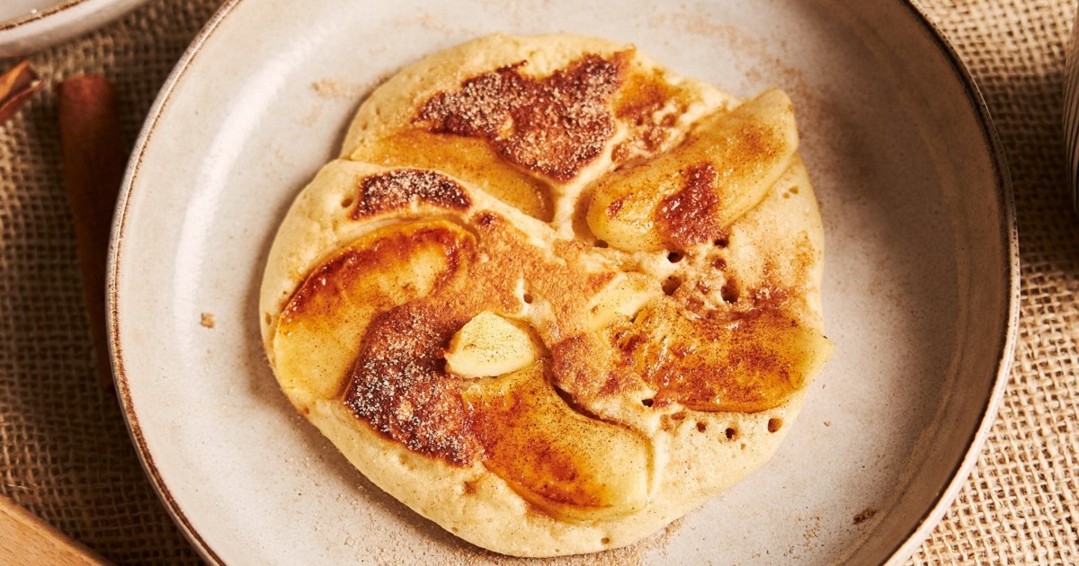 Los más ricos panqueques de manzana en pocos minutos, la receta del maestro Osvaldo Gross
