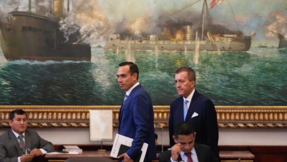 José Jeri, presidente interino de Perú. Foto: Gentileza AP Martín Mejía. 