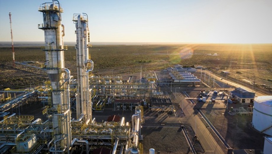 La planta fraccionadora del proyecto Argentina LNG será similar a la de la empresa Mega en Bahía Blanca.