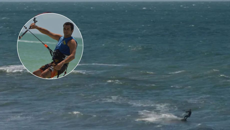 Identificaron al hombre que murió mientras hacía kitesurf en San Antonio Oeste
