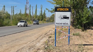 Roca saldrá a controlar las velocidades máximas con radares móviles