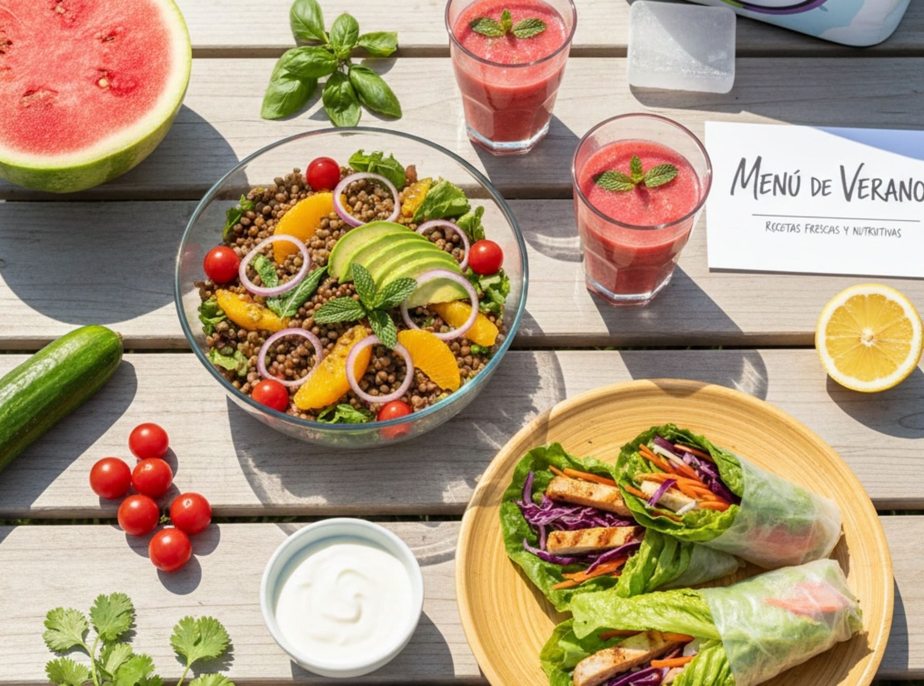 Recetas de verano: 3 opciones frescas y seguras para el calor extremo