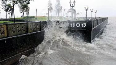 Alerta por crecida del Río de La Plata a raíz del temporal: piden extremar cuidados en el AMBA