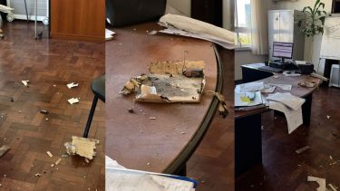 En fotos | Así era el explosivo que estalló en la Escuela de Gendarmería: cuatro agentes resultaron heridos