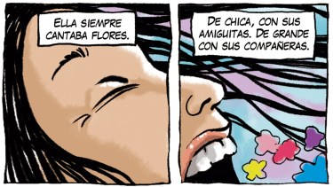 «La chica que cantaba flores», la tira de Chelo Candia en el suple Viajes y Turismo