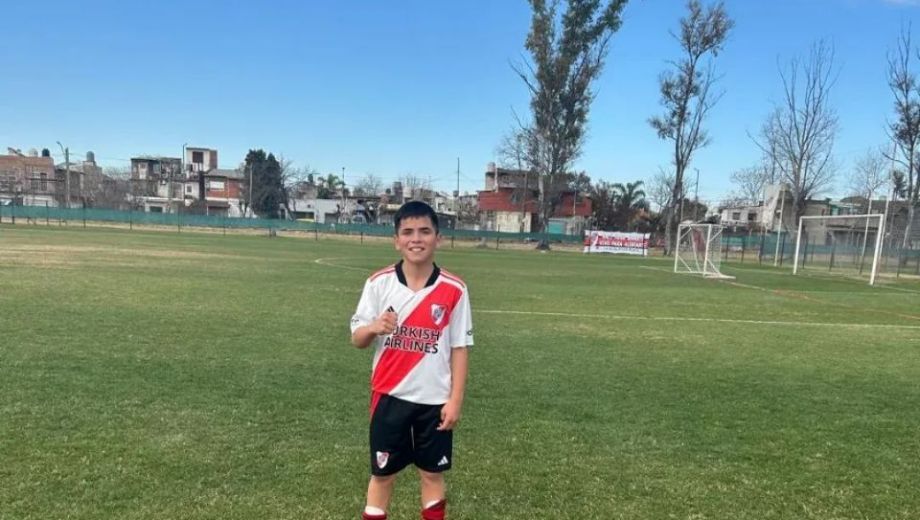 Ian Fuentealba se incorporó a River a mediados del año pasado. (Foto: gentileza)