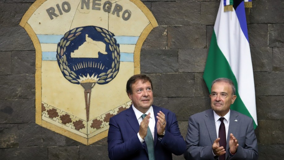 El gobernador Weretilneck adelantó la conformación del IAPID y recordó que fue una "idea" de su vice. Foto: Marcelo Ochoa.