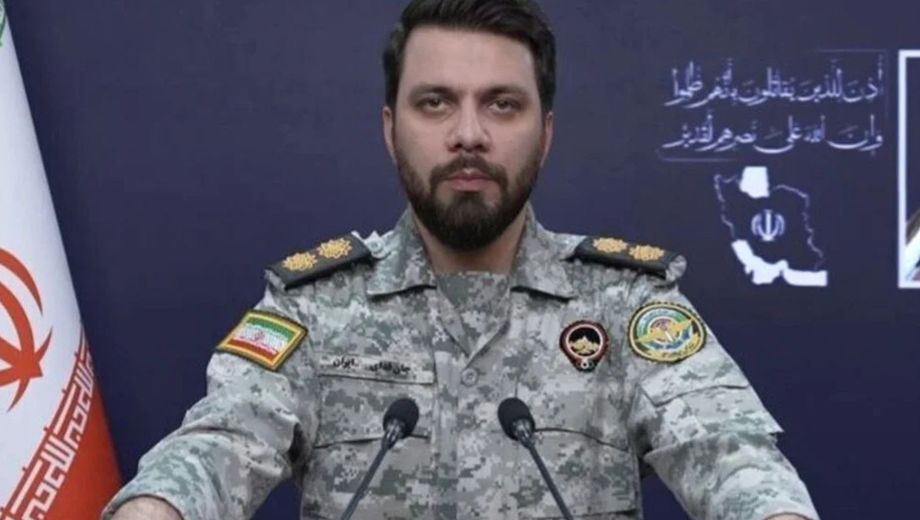 Ebrahim Zolfaghari, portavoz de la armada iraní (Foto: gentileza)