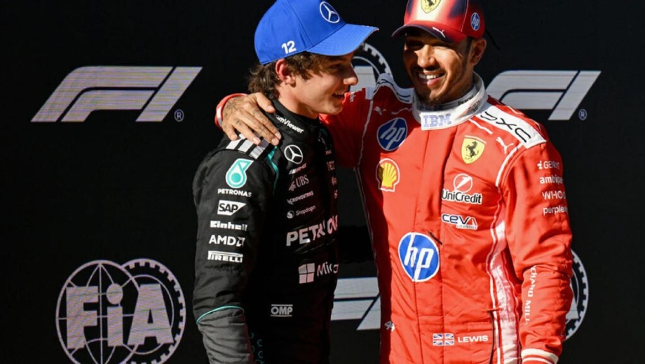Antonelli, el pole man más joven en la historia de la Fórmula 1, junto a Hamilton de Ferrari.