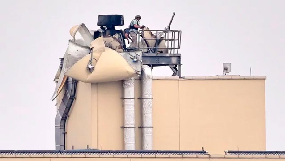 El área donde se ubica la sede diplomática estadounidense permanece bajo fuerte seguridad. Foto: gentileza.