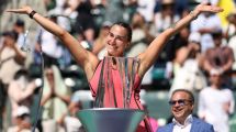 Imagen de La revancha de Sabalenka en Indian Wells: le ganó un partidazo a Rybakina
