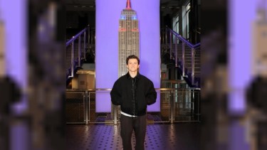Tom Holland encendió el Empire State por el tráiler de Spider-Man: Brand New Day