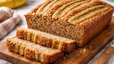 Cómo hacer bizcochuelo de banana con harina integral: esponjoso y sin azúcar