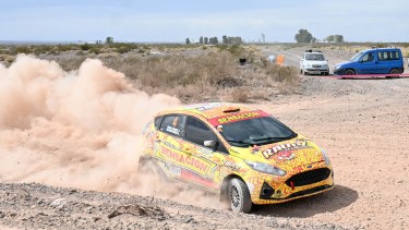 Rauly Martínez sacó ventaja en el Rally de Cipolletti en una primera etapa exigente