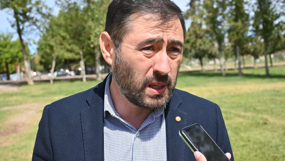 El intendente de Allen, Marcelo Román.