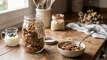 Cómo hacer granola casera: la receta ideal para acompañar el yogur o la leche
