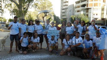 Daira Marín fue distinguida en Roca tras competir en el Mundial de Aguas Heladas de Finlandia