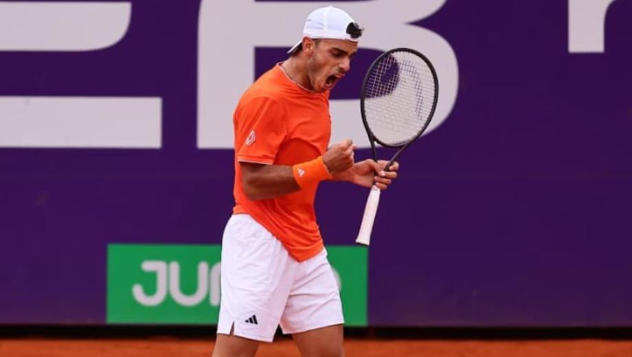 Cerúndolo venció al frances Bonzi, en casi dos horas y media de juego.