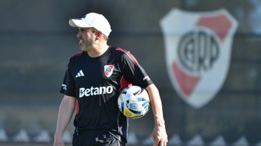 Coudet comenzó una nueva etapa en River y le transmitió su primer mensaje al plantel