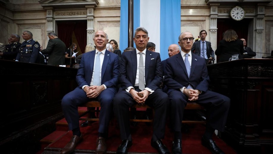Carlos Rosenkrantz, Ricardo Lorenzetti y Horacio Rosatti. (Foto: gentileza)