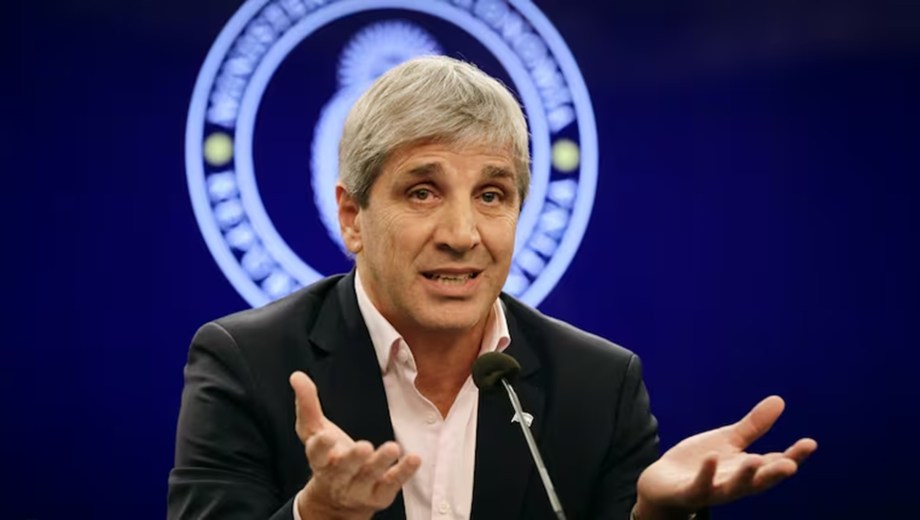 Luis Caputo, Ministro de Economía.