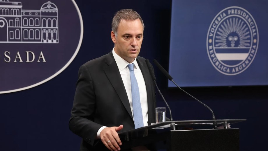 Manuel Adorni, jefe de Gabinete. 