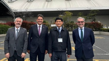 Mariano Gaido recorrió en Tokio una de las plantas de reciclaje más avanzadas del mundo