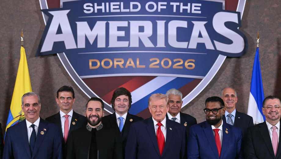 Donald Trump relanzó su alianza regional y volvió a respaldar a Javier Milei. Foto: AFP 