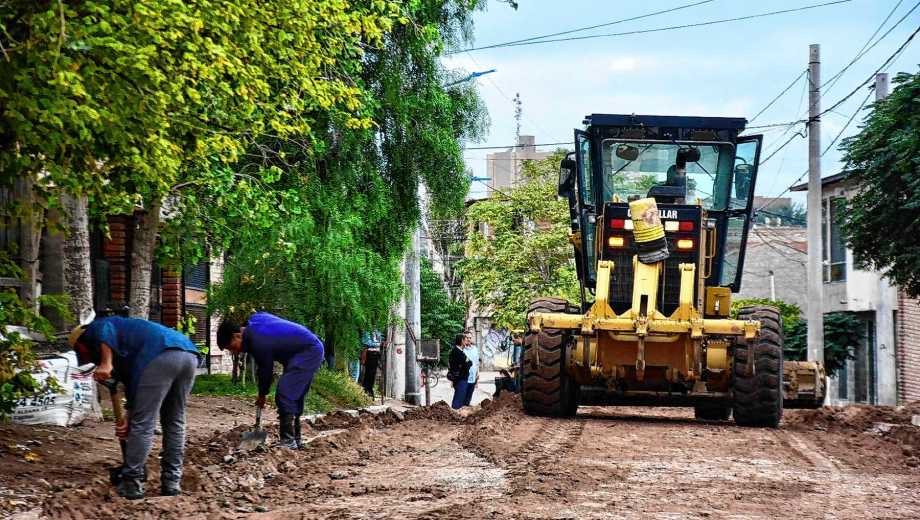 La semana que viene empezarán con los trabajos de asfalto para completar las 30 cuadras en Villa Ceferino. Foto: Matías Subat.