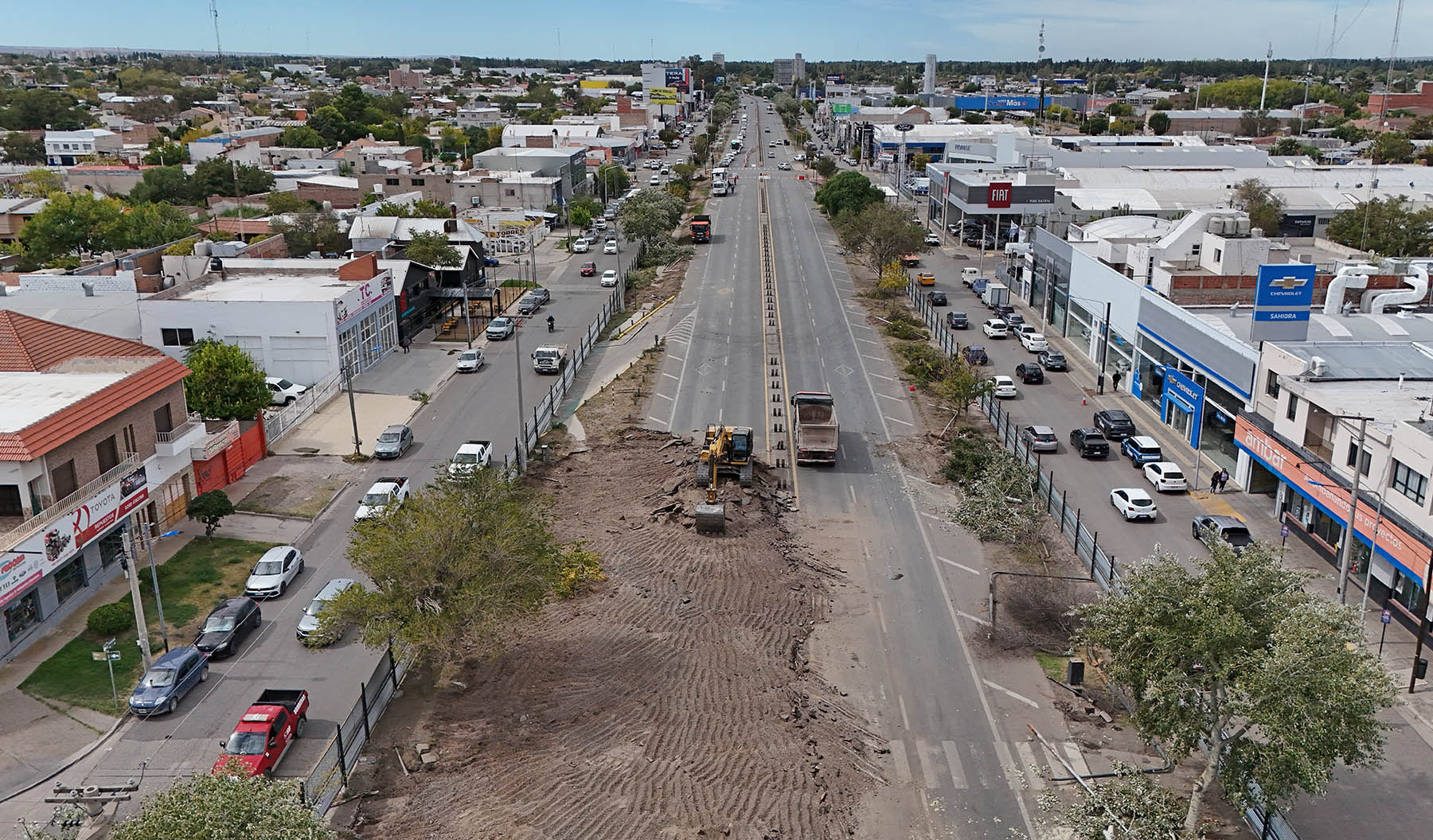 Corte de tránsito en Avenida Mosconi, Neuquén, con desvíos programados