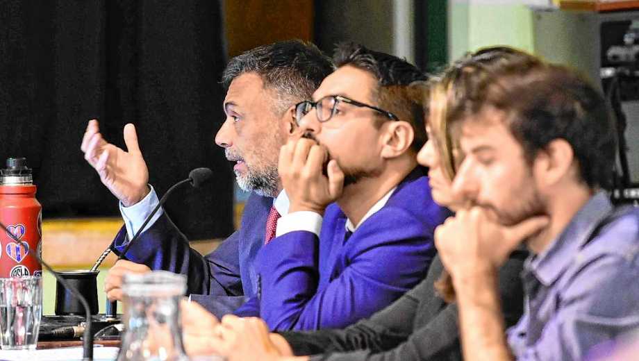 La fiscalía integrada por Miguel Palazzani, David Maestre, Gabriela Schumacher y Juan José Cendagorta