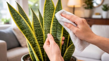 Los beneficios de limpiar las hojas de la lengua de suegra: mejora la salud de tu planta